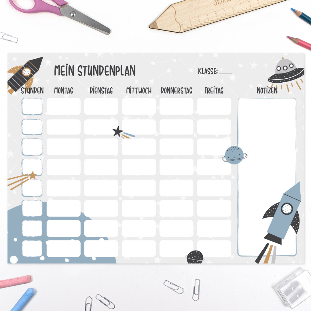 Stundenplan - Fly me to the Moon