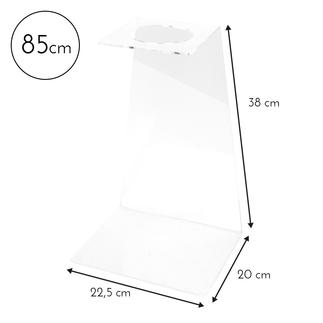 Schultüten Aufsteller 70 cm / 85 cm - tansparent