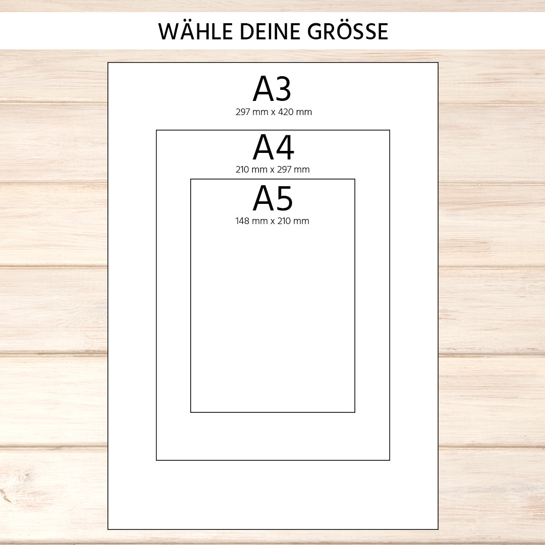 Bügelbild - Schulkind - Wunschname & Wunschjahr - Sealife Mermaid