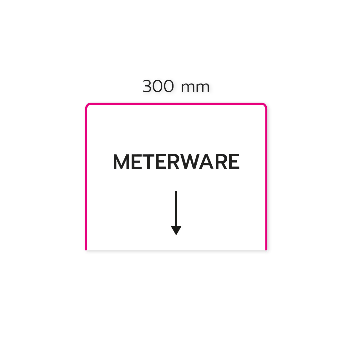 DEIN Bügelbild - Meterware - 30 cm Breite