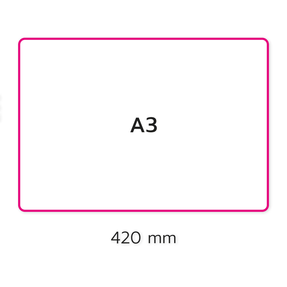 DEIN Bügelbild - Meterware - A3