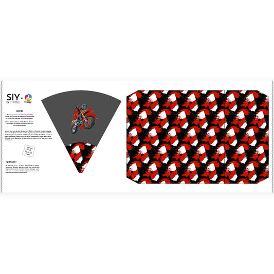 Geschwister Schultüte auch DIY aus Stoff - Motorcross