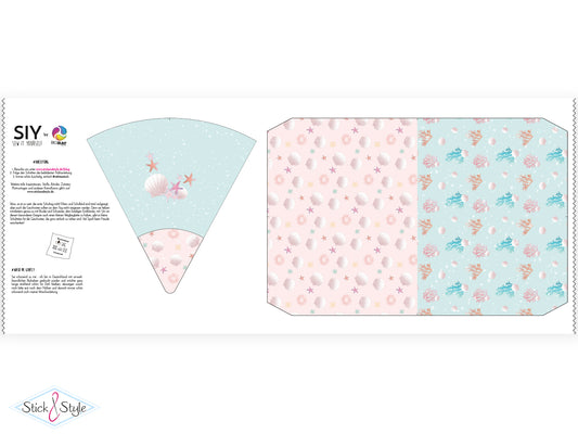 Geschwister Schultüte auch DIY aus Stoff - Meera Mermaid