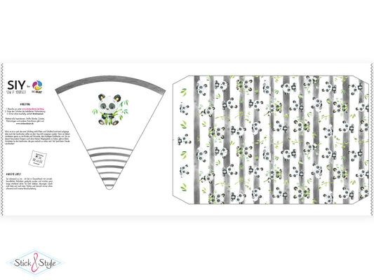 Geschwister Schultüte auch DIY aus Stoff - Pandababy