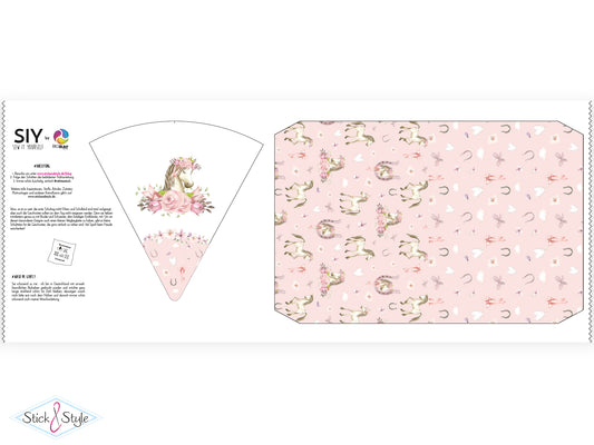 Geschwister Schultüte auch DIY aus Stoff - Pretty Pony