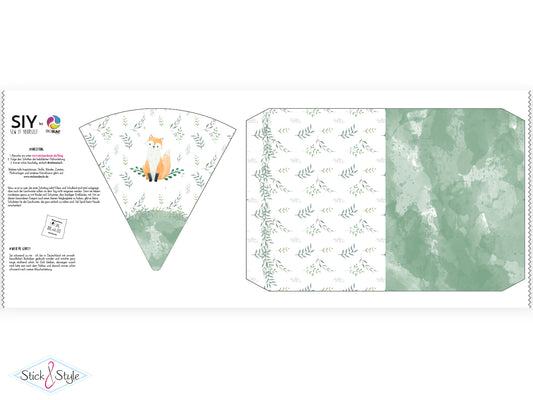 Geschwister Schultüte auch DIY aus Stoff - Wiesenfreunde