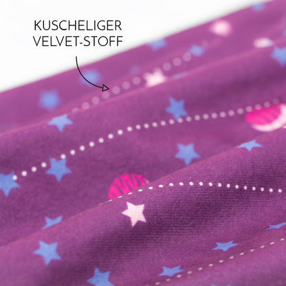 Deine Schultüte aus Stoff mit Wunschname - Mädchen Modell 17 - 85 cm