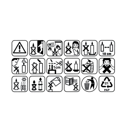 Set "Snowy Day" | Dip Dye Kerzen | 4 Stk.