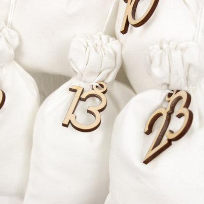 Adventskalender | Holz | Leiste | Rentier | Acryl | personalisierbar