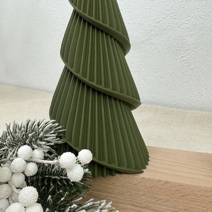 Adventskranz modern aus Holz Kerzenhalter Set Skandi Adventsleiste 3D-Druck mit LED-Kerzen Kerzen