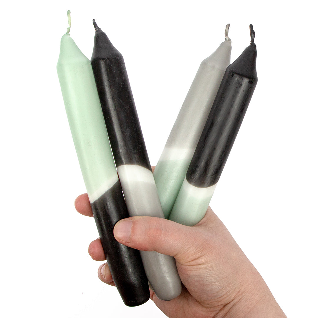 Set "Modern Christmas" | Dip Dye Kerzen | 4 Stk. (Kopie)
