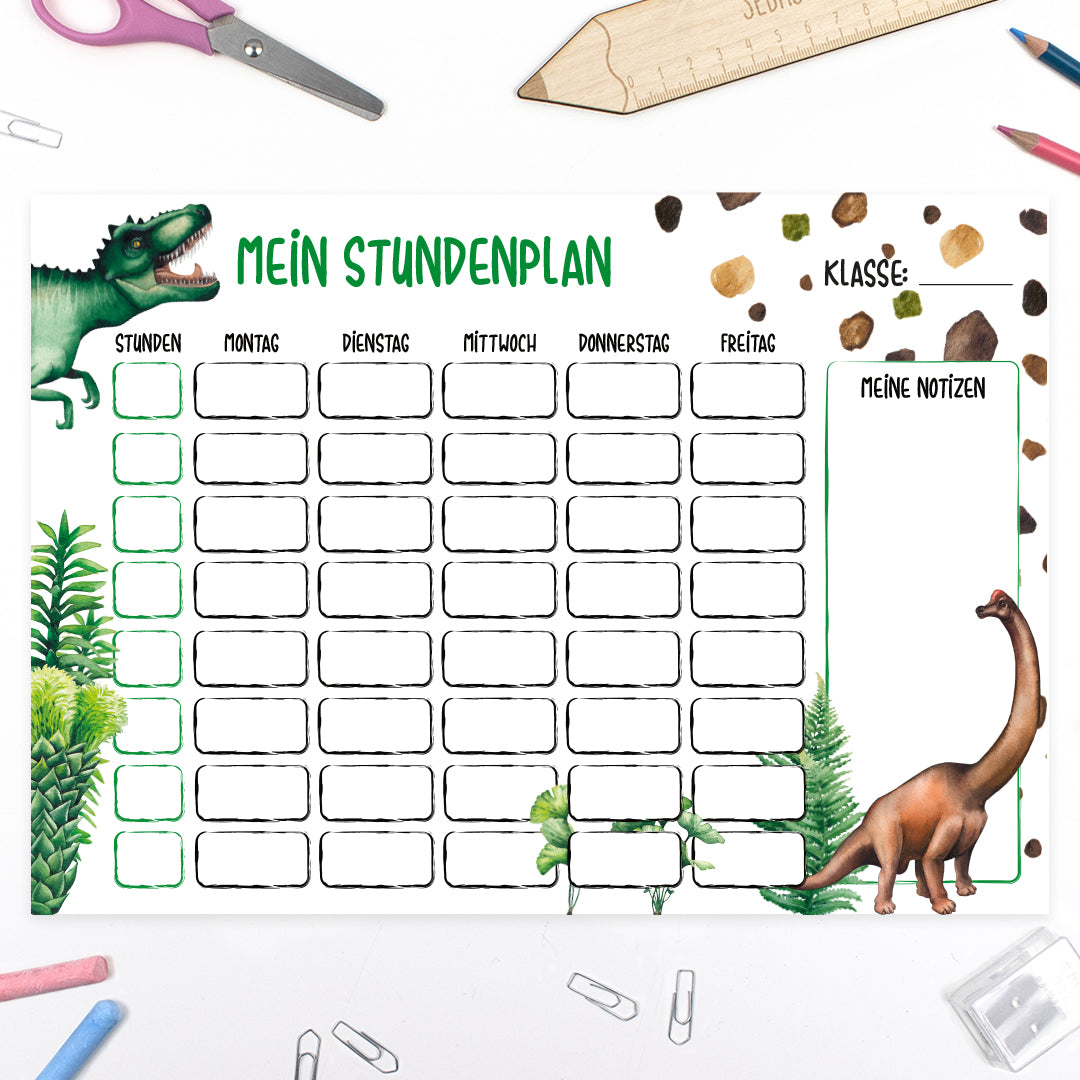 Stundenplan - Dinodschungel