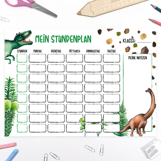 Stundenplan - Dinodschungel