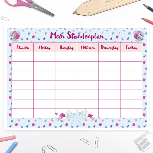 Schultüte aus Baumwolle mit Wunschname - Meeresrauschen - 70 cm