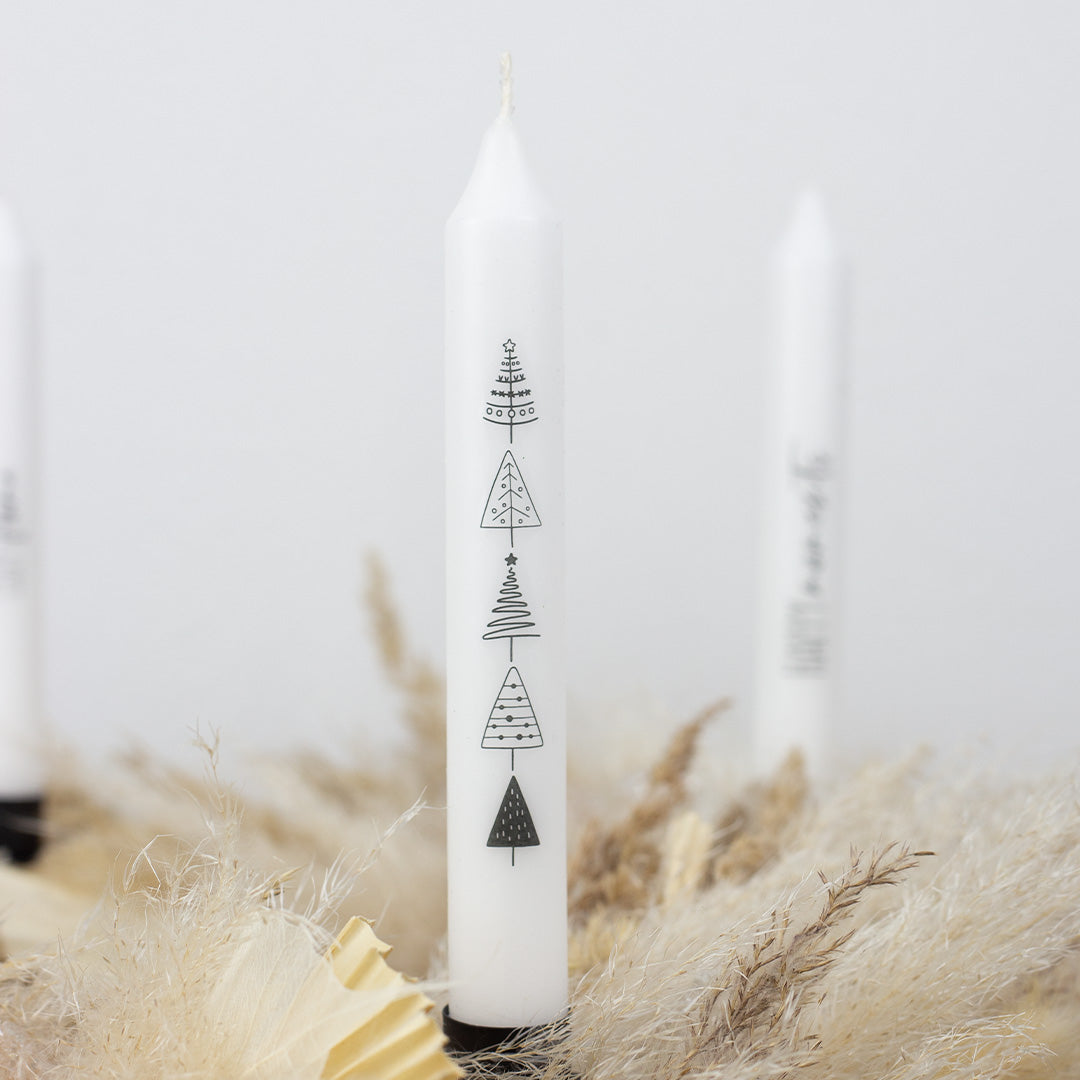 Set "Black ´N White" | Kerzen | 4 Stk.
