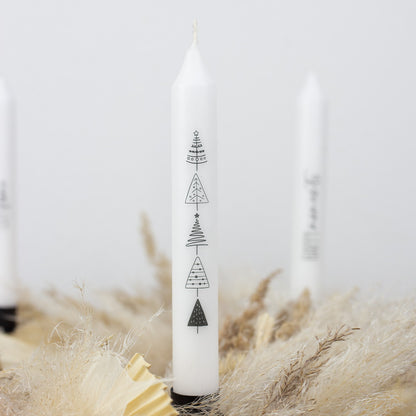 Set "Black ´N White" | Kerzen | 4 Stk.
