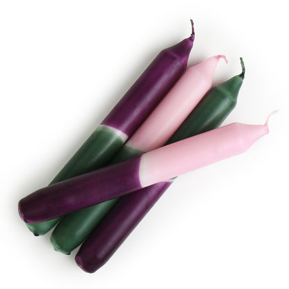 Set "Christmas Eve" | Dip Dye Kerzen | 4 Stk.