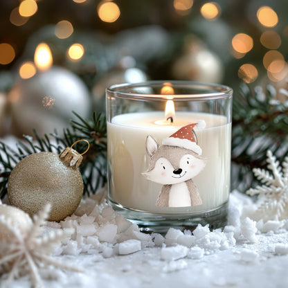 Rub On Sticker Bogen A5 Weihnachten UV Transferfolie Rubons für Raysin Keramik Glas Aufkleber DIY Weihnachtsdeko – Tierzauber