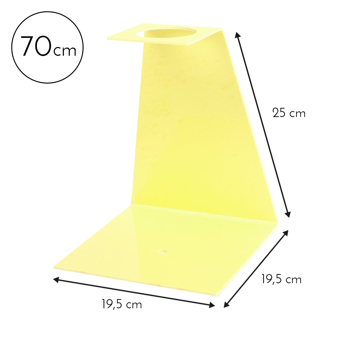 Schultüten Aufsteller 70 cm / 85 cm - gelb