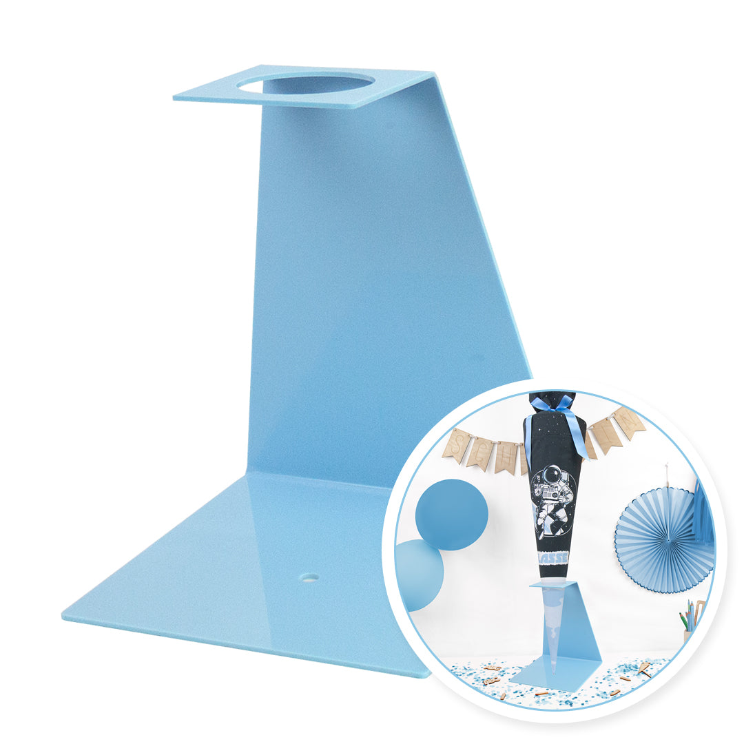 Schultüten Aufsteller 70 cm / 85 cm - hellblau