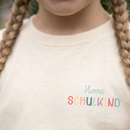 Schulkind T-Shirt Mutmacher Geschenk zur Einschulung Shirt für Mädchen und Jungen zum Schulanfang