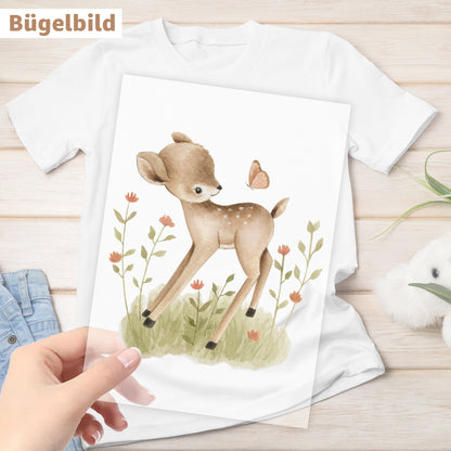 Bügelbild - Schulkind - Wunschname & Wunschjahr - Fabulous Forest