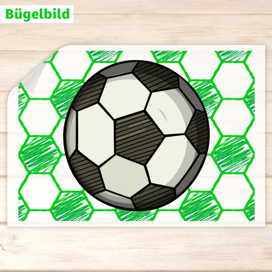 Bügelbild - Schulkind - Wunschname & Wunschjahr - Fußballchampion