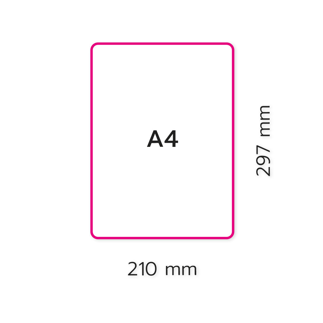 DEIN Bügelbild - Meterware - A4