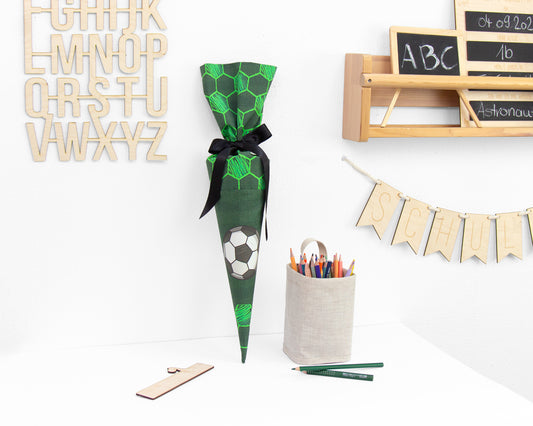 Geschwister Schultüte auch DIY aus Stoff - Fußballchampion