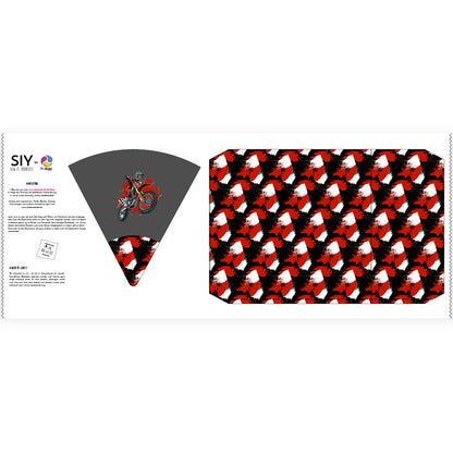 Geschwister Schultüte auch DIY aus Stoff - Motorcross