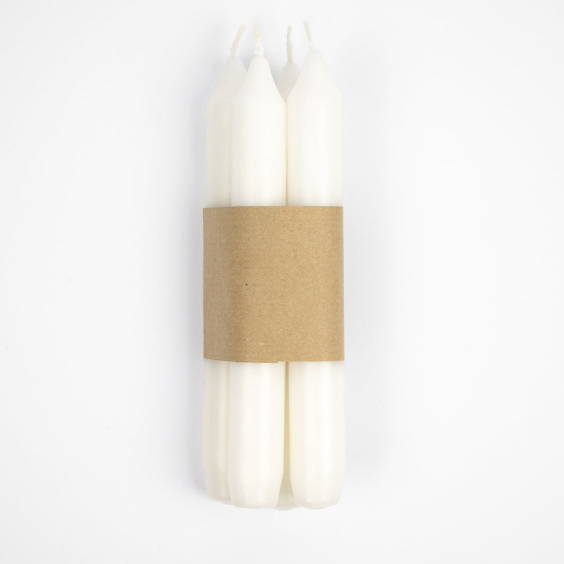 4er Set - Kerzen weiß