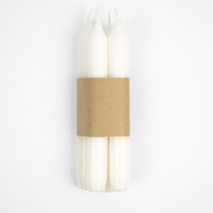 4er Set - Kerzen weiß