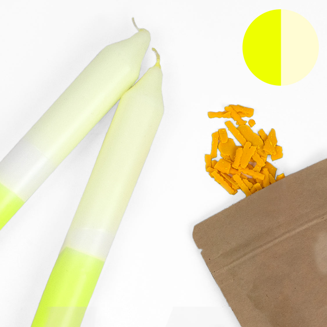 Farbpigmente für Kerzen (20g) - neongelb