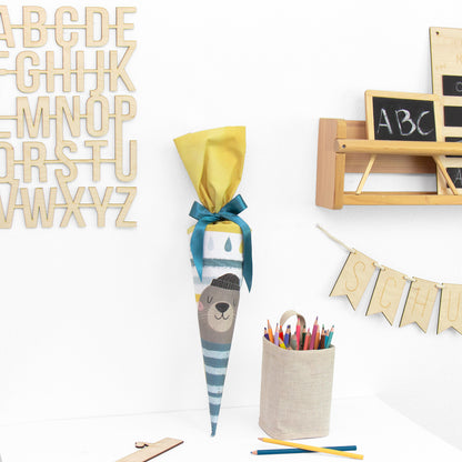 Geschwister Schultüte auch DIY aus Stoff - Hamburger Jungs