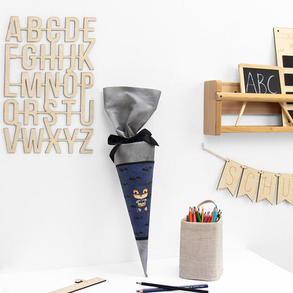 Geschwister Schultüte auch DIY aus Stoff - Heldenhafter Schulstart - Mr. Cool