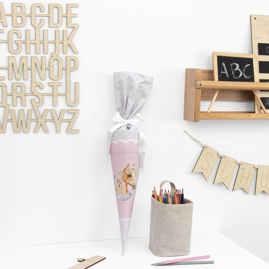 Geschwister Schultüte auch DIY aus Stoff - Pferdeliebe