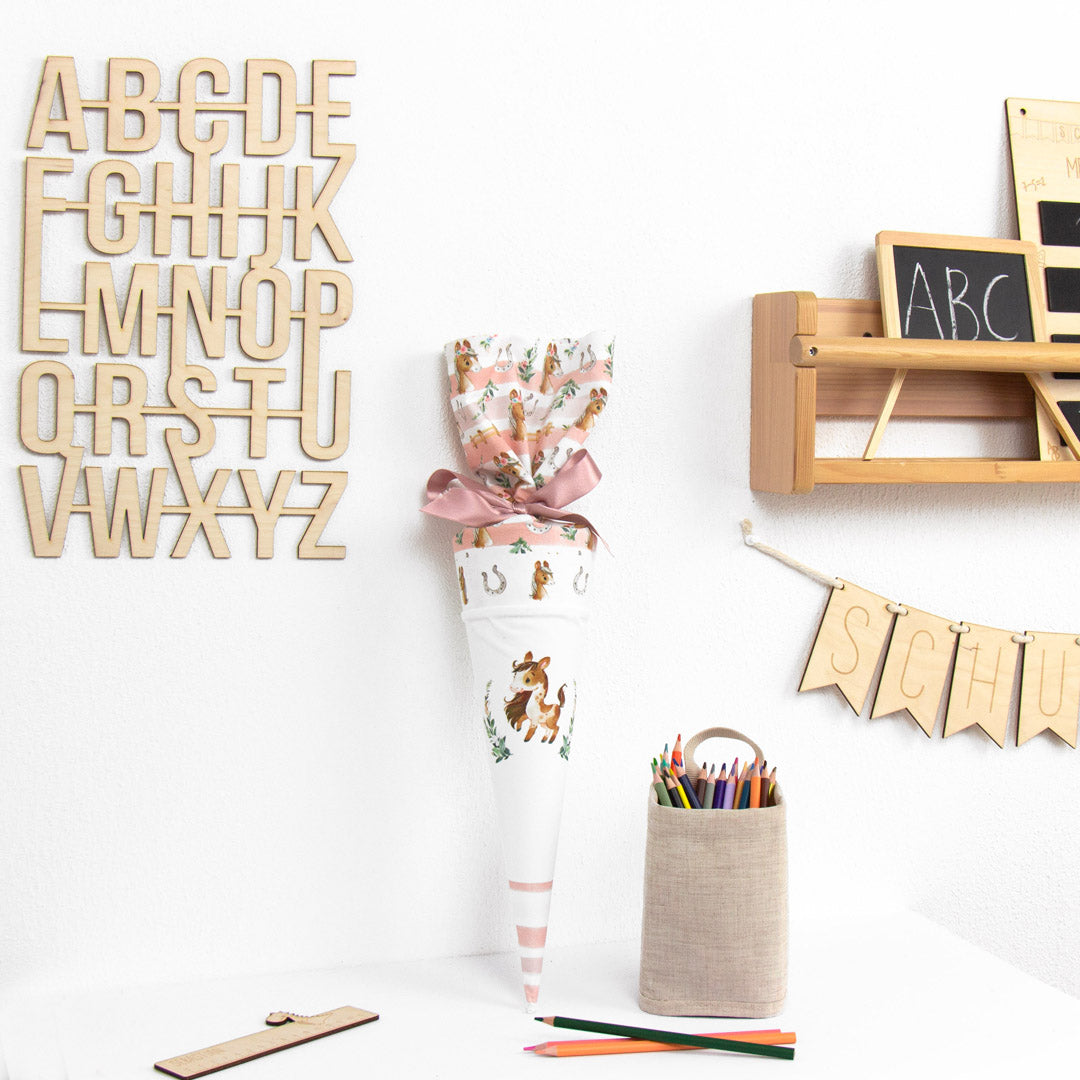 Geschwister Schultüte auch DIY aus Stoff - Pony Frieda