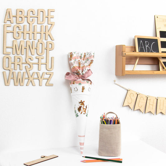 Geschwister Schultüte auch DIY aus Stoff - Pony Frieda