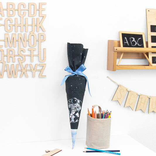 Geschwister Schultüte auch DIY aus Stoff - Space Astronaut