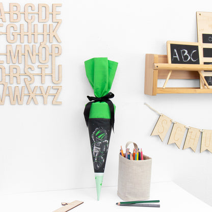 Geschwister Schultüte auch DIY aus Stoff - Weltraumabenteuer