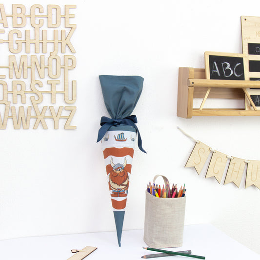 Geschwister Schultüte auch DIY aus Stoff - Wikinger Erik