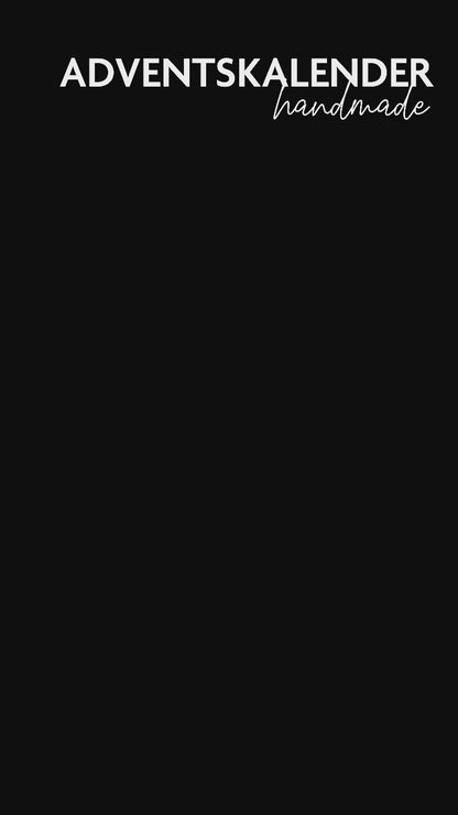 Adventskalender zum Befüllen Säckchen aus Stoff 1-24 Weihnachtskalender zum Aufhängen Tierische Weihnachten