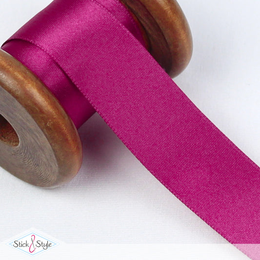 Satinband 25mm - Meterware - pink