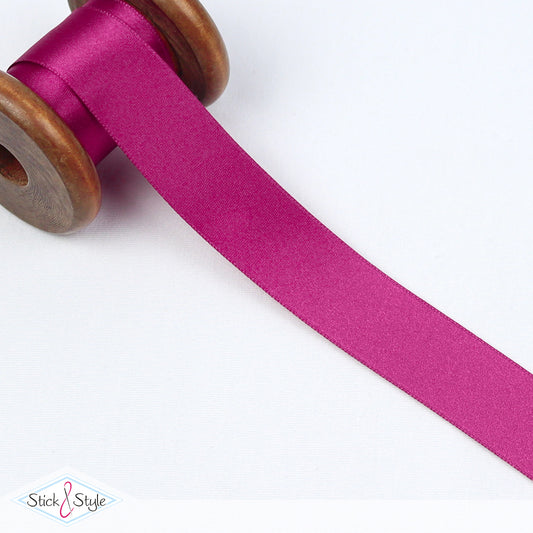 Satinband 25mm - Meterware - pink