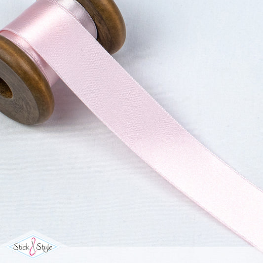 Satinband 25mm - Meterware - zartrosa