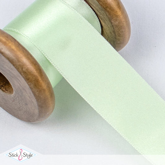 Satinband 25mm - Meterware - zartmint