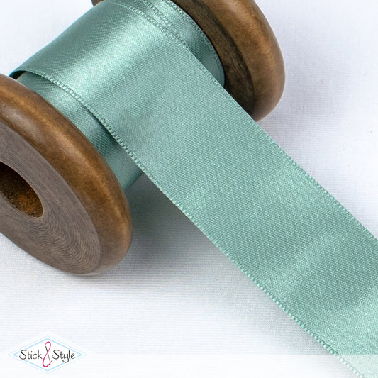 Satinband 25mm - Meterware - pistazie