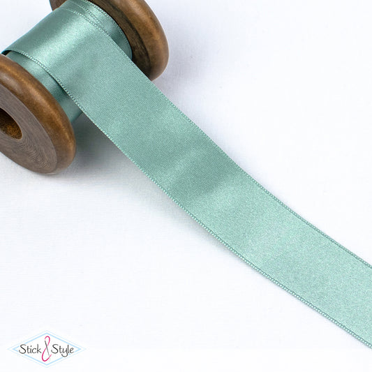 Satinband 25mm - Meterware - pistazie
