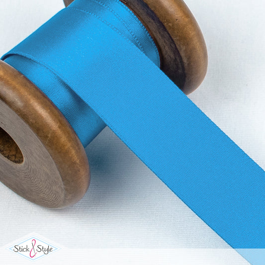 Satinband 25mm - Meterware - türkis