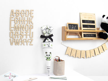 Geschwister Schultüte auch DIY aus Stoff - Pandababy